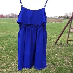 Charlotte Russe Bright Blue Summer Dress